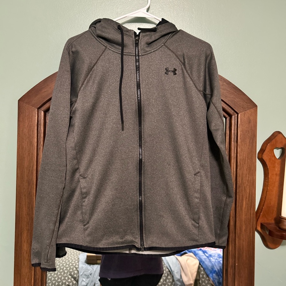 Under Armour Charcoal Full-Zip Hoodie